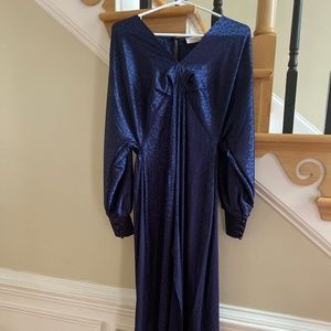 Navy Long Sleeve Dress